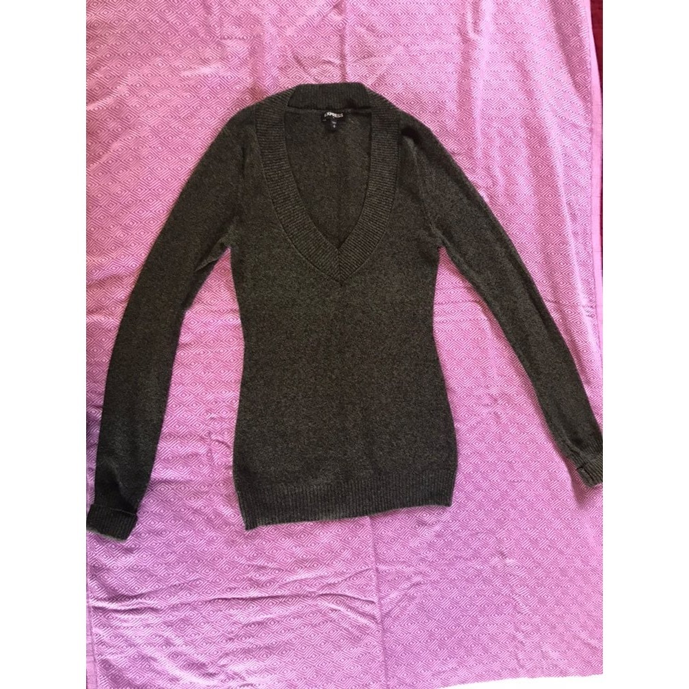Express Deep V Sweater Size S